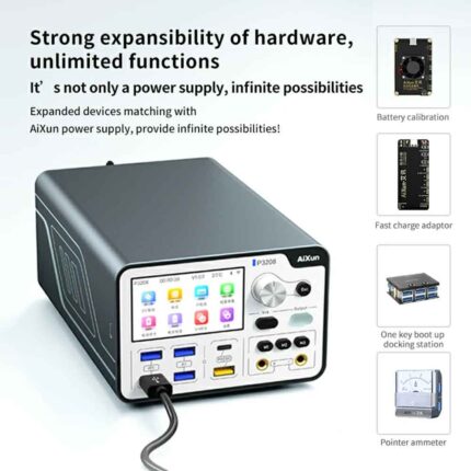 AiXun P3208 320W Smart Regulated Power Supply 32V/8A One Key Boot Power Box - Image 3