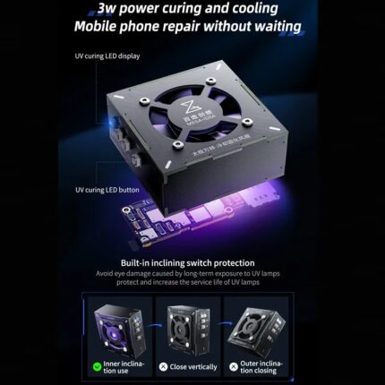 QIANLI MEGA-IDEA 2IN1 UV CURING HEAT DISSIPATION SMOKE EXHAUST COOLING CURING FAN - Image 3