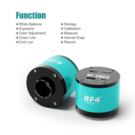 RF4 RF-2KC3 HD 1080P HDMI OUTPUT HIGH-RESOLUTION ADJUSTABLE CAMERA FOR STEREO TRINOCULAR MICROSCOPE - Image 4