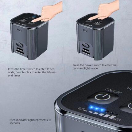 SMART UV CURING LAMP LED POWER SUPPLY 10 SECOND USB LIGHT WITH BATTERY - Image 3