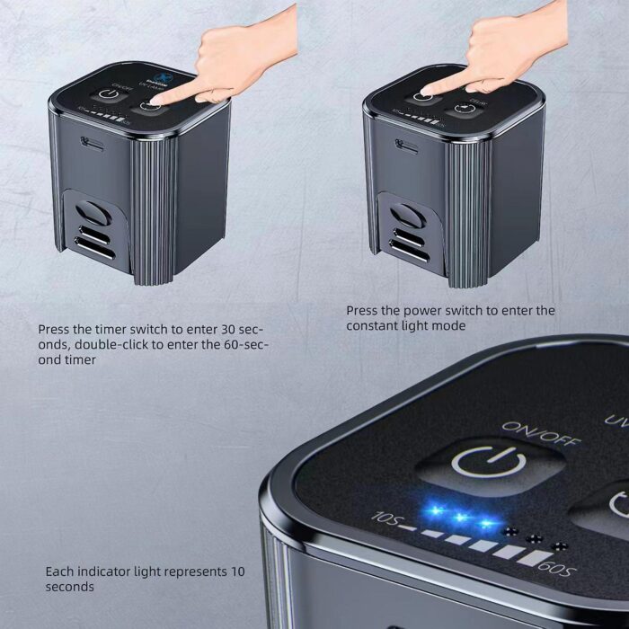 SMART UV CURING LAMP LED POWER SUPPLY 10 SECOND USB LIGHT WITH BATTERY - Image 3