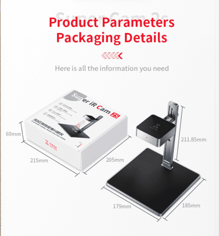 MEGA-IDEA SUPER IR CAM 2S THERMAL CAMERA WITH 3D INFRARED USB TYPE C - Image 4