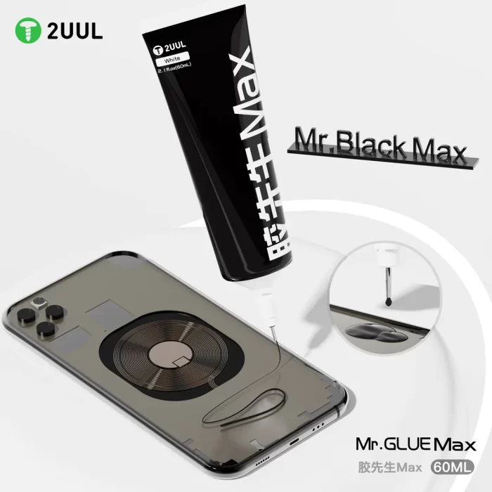 2UUL Mr. Glue Max for Repair 25ml  Black - Image 2