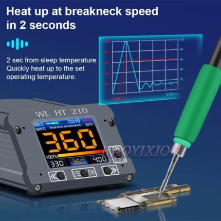 WL HT T210 Soldering Station HD Digital Display for Phone Motherboard Welding - Image 2