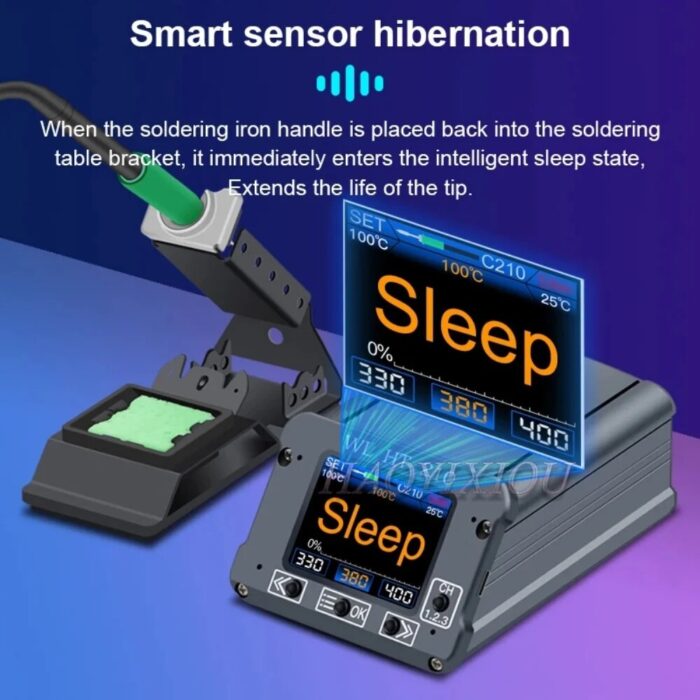 WL HT T210 Soldering Station HD Digital Display for Phone Motherboard Welding - Image 3