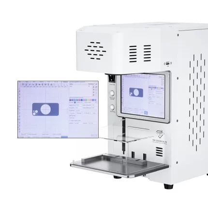 TBK 958F Phone Doctor Mini 20W Laser Machine for iphone 8 to13promax Back Glass Remove Built-in Smoke Exhaust Device for Mobile Repairing - Image 5