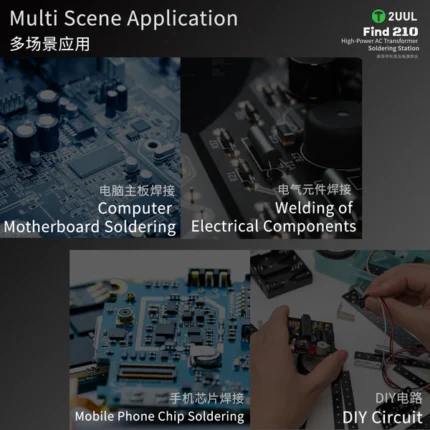 2UUL FD01 FIND210 HIGH POWER AC TRANSFORMER SOLDRING STATION - Image 10