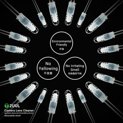 2UUL CL21 Camera Lens Cleaner Synthetic Resin Gel Stick Type 48PCS/Pack - Image 3