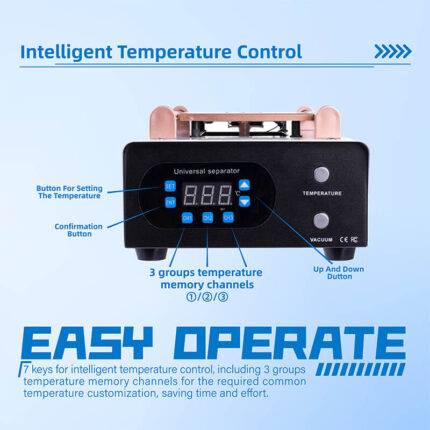 FORWARD FW-1082 8 Inches Two-Button Built-in Vacuum Separator with 3 Channels - Image 2