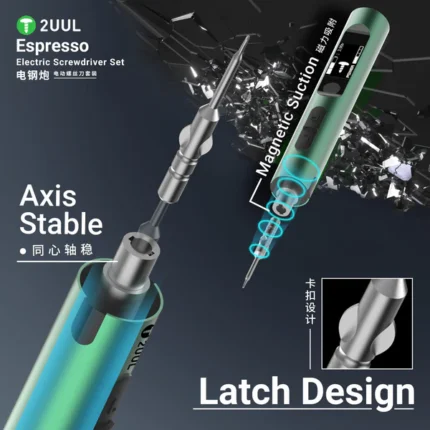 2UUL SD11 Espresso Electric Screwdriver Set Designed for Phone Repair - Image 3
