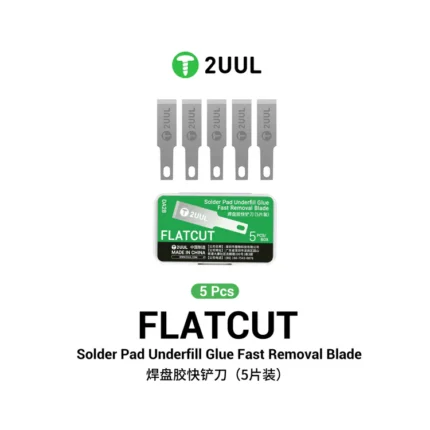 DA28 FlatCut Solder Pad Underfill Glue Fast Removal Blades (5pcs/box) - Image 5