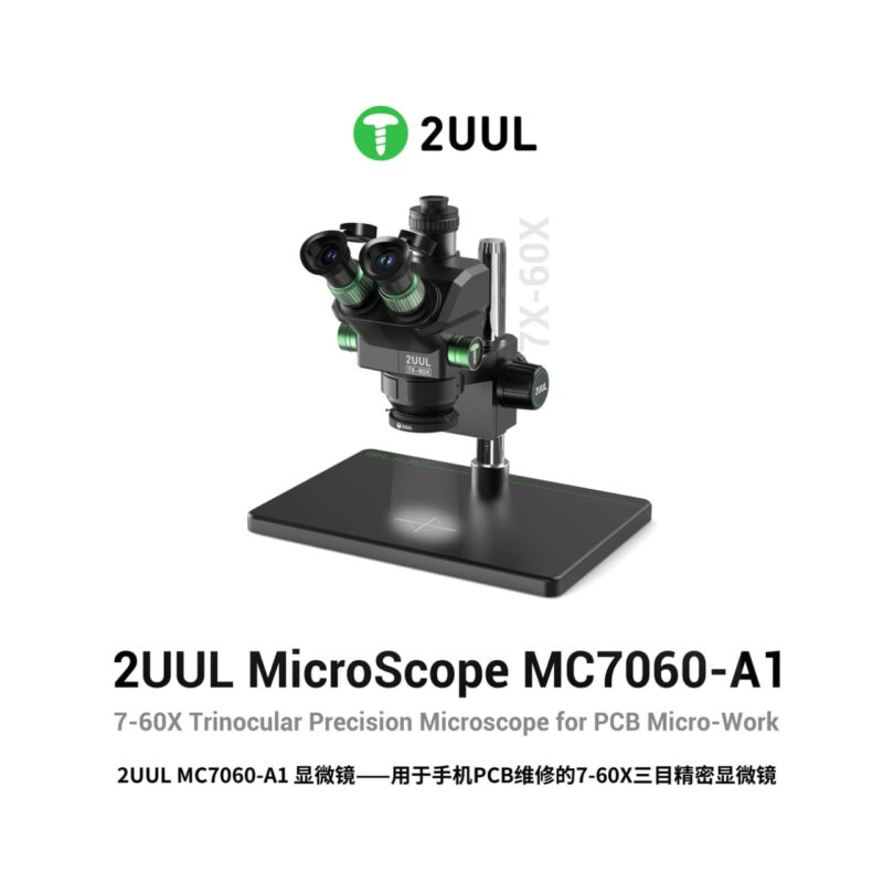 Ramrajrepairtools 2UUL MC7060-A1, Microscope 2UUL MC7060-A1, 2UUL MC7060-A1 Microscope, 2UUL Microscope for PCB, Trinocular Microscope 7-60X, PCB inspection microscope, Microscope for PCB repair, Microscope for micro soldering, 7-60X Trinocular Microscope, Microscope for electronics repair, Microscope for phone repair, Microscope for IC rework, Microscope for micro work, Microscope for motherboard repair, Microscope with 7-60X zoom, PCB soldering microscope, Microscope for SMT work,