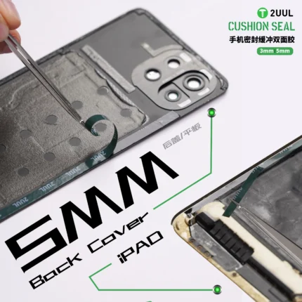 2UUL CS01 CUSHION SEAL TAP FOR SCREEN FRAME AND BACK COVER 3MM 5 ROLLS /PACK - Image 5