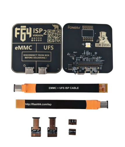 FLASH F64 ISP V2 VERSION WITH eMMC  UFS ISP CABLE NEW - Image 4