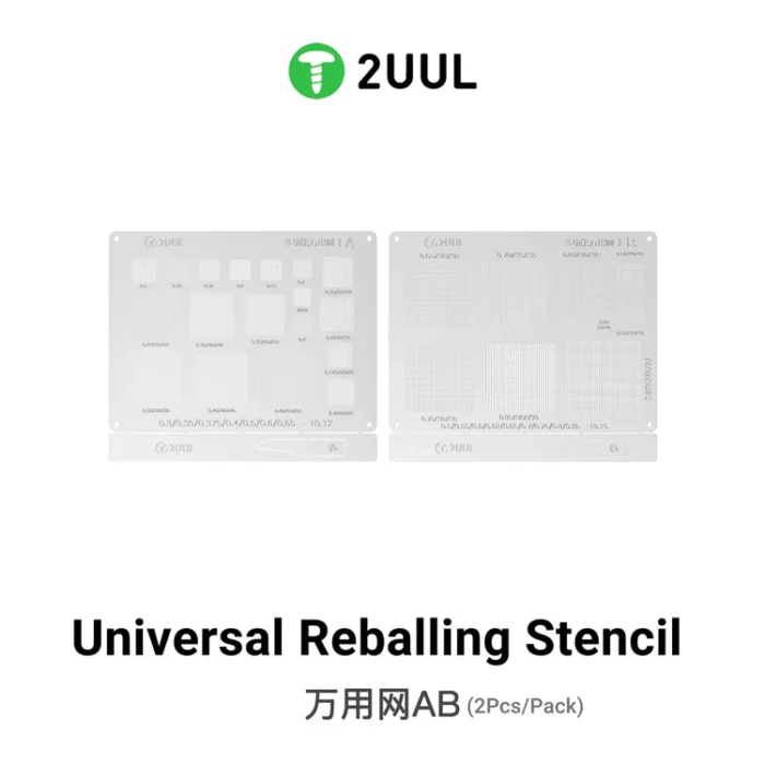 2UUL BG02 UNIVERSAL STENCIL AB SET - Image 5