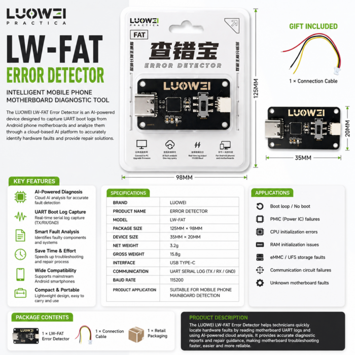 LUOWEI FAT ERROR DETECTOR - Image 2